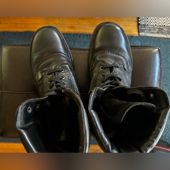 Prada Boots 4T0855  UK 8.5 Black Leather - Picture 6 of 9